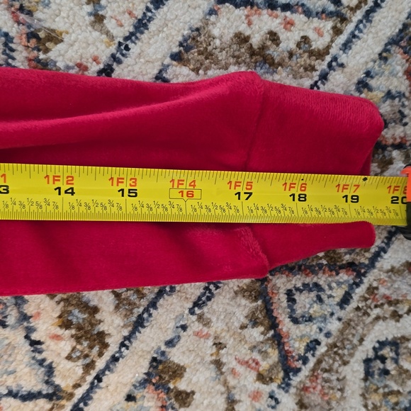 JUICY COUTURE WOMEN'S JUNIOR FUSCIA LONG SLEEVE VELVETEEN PULLOVER CREWNECK XS - Picture 15 of 16